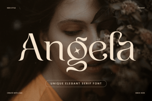 Angela: A Stylish Font for Elegant Designs