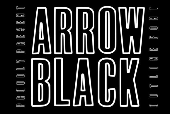 Arrow Black: A Bold, Retro-Inspired Display Font