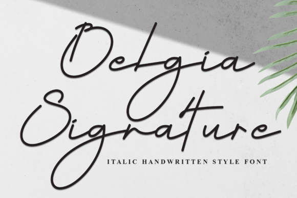 Belgia Signature: A Touch of Elegance in Every Letter