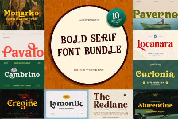 Bold Serif Bundle: A Powerful Typographic Solution