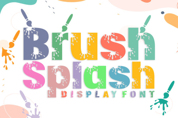 Brush Splash: A Playful Font for Creative Expression