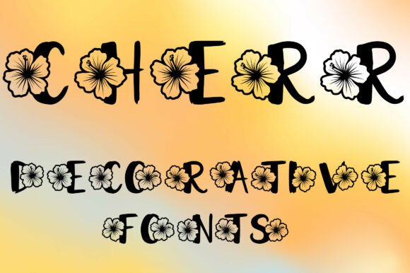 Cherr: A Floral Typeface with Vibrant Personality