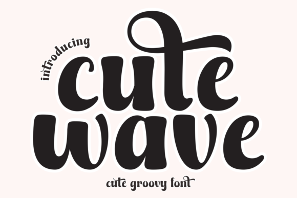 Cute Wave: A Playful Serif Font with Retro Charm