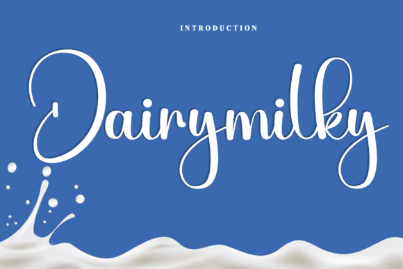 Dairymilky: A Timeless Handwritten Font for Creative Expression