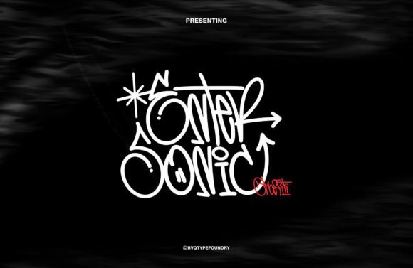 Enter Sonic Graffiti: A Bold and Stylish Handwritten Font for Dynamic Designs