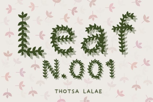 Leaf N.001: A Modern Botanical Touch for Creative Projects