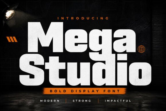 Mega Studio: Bold Typography for Impactful Design