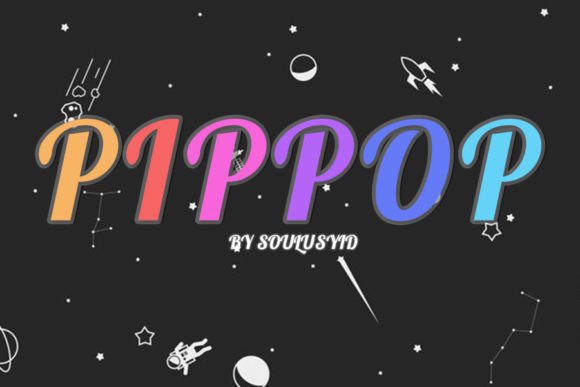 Pippop: A Bold Font for Eye-Catching Designs