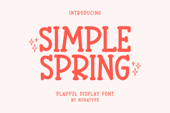 Simple Spring: A Minimalist Font for Elegant Design