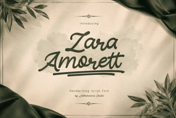 Zara Amorett: A Modern Handwritten Script for Creative Expression